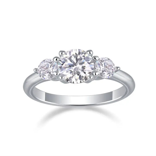 ring box and sterling silver jewelry - 925 Silver White Ring Box SLM0114R-White-6 open view