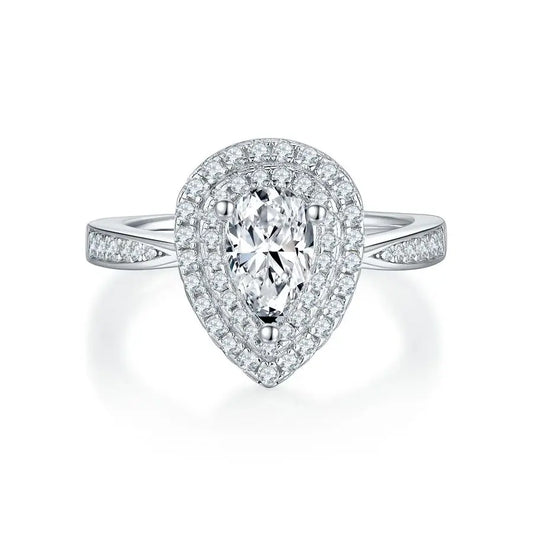 ring box and sterling silver jewelry - 925 Silver Ring Box SLM0049R-White-6 open view