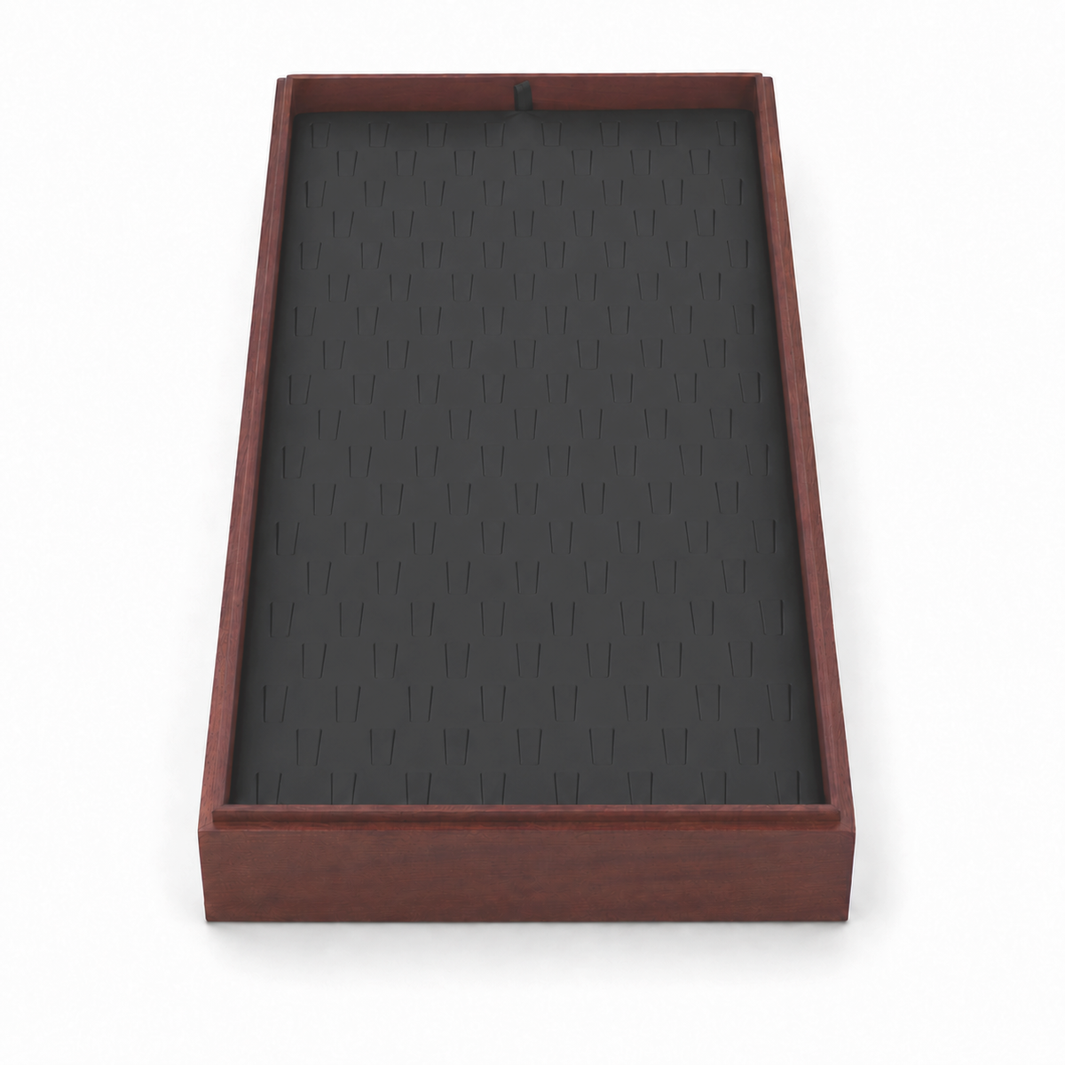 ring display - 128 Black Wooden Ring Display Tray T025R128-BK product view 06