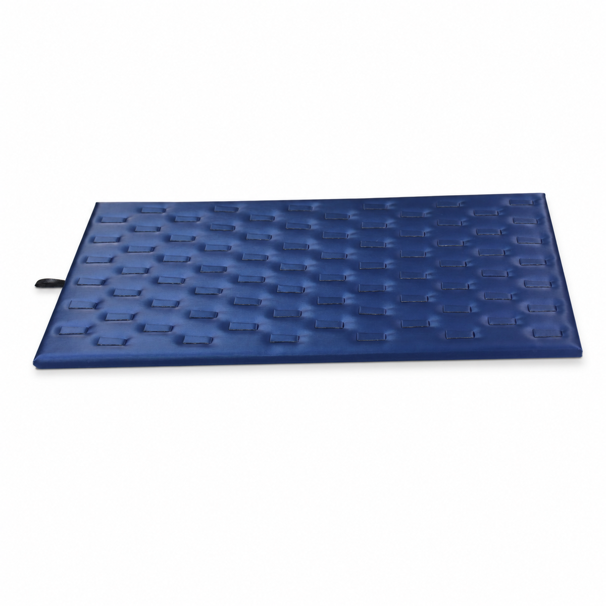 ring display - 78 Blue Velvet Ring Display Tray T024R78-B side view