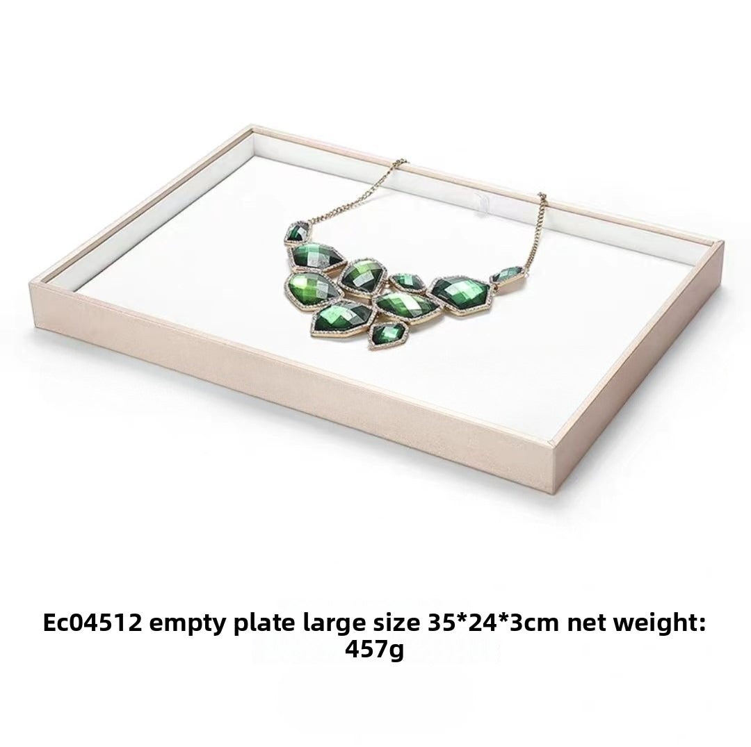 ring display and bracelet display and necklace display - Leather Tray Necklace Ring Bracelet DC0002 product view 18