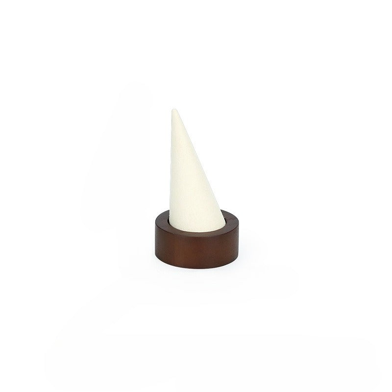 ring display - Wooden Ring Display Holder C02442 open view