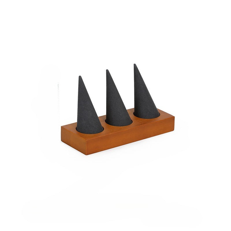 ring display - Wooden Ring Display Holder C02442 product view 07