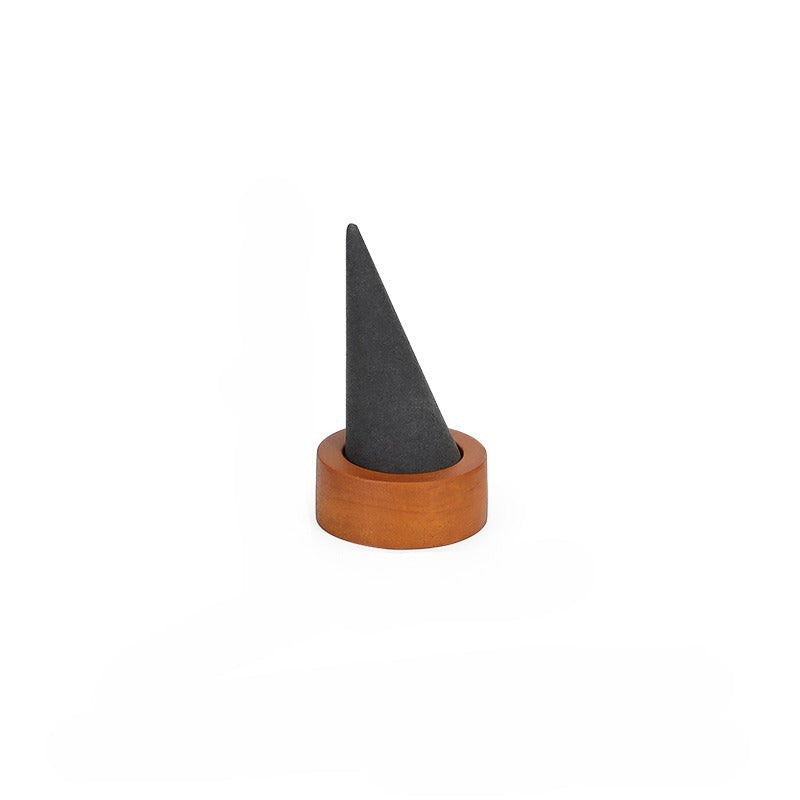 ring display - Wooden Ring Display Holder C02442 side view