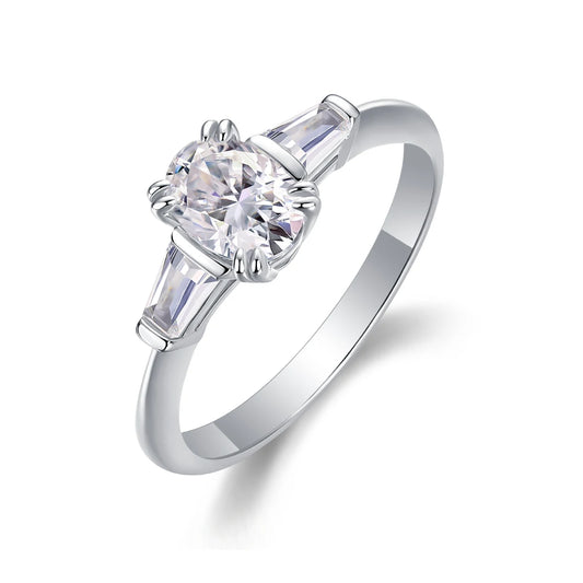 sterling silver jewelry - 925 Silver Ring SLM0132R-silver-6 front view