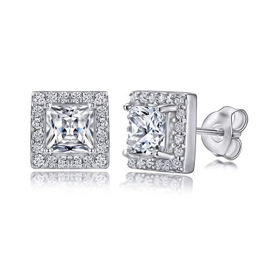 sterling silver jewelry - 925 Silver Earring SLM0008E-catalogue front view