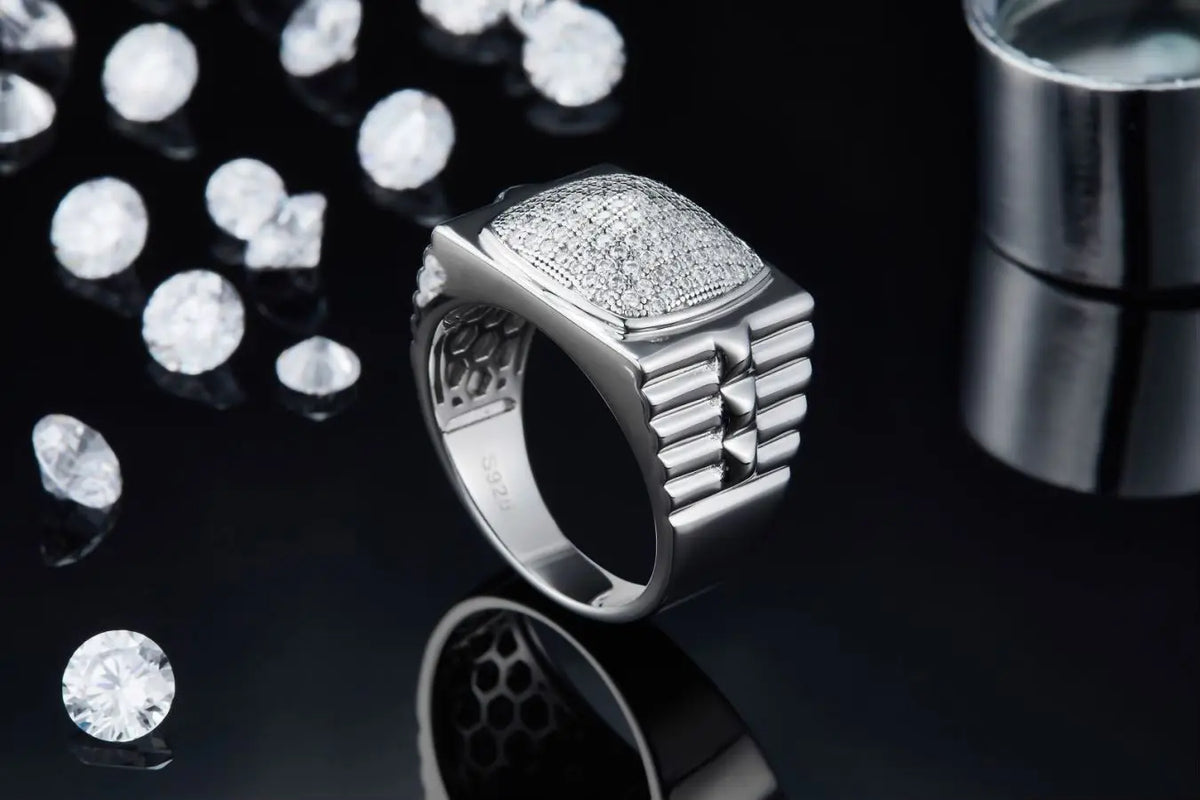 sterling silver jewelry - 925 Silver Ring SLM0074R-silver-6 product view 05
