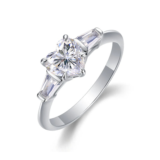 sterling silver jewelry - 925 Silver Rings Ring SLM0129R-silver-6 front view