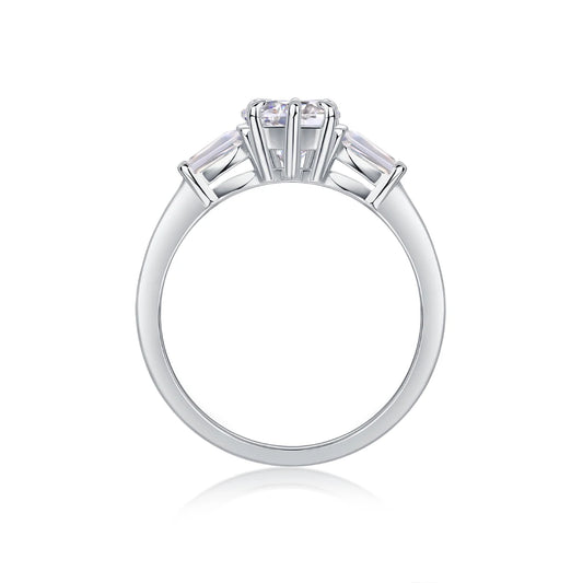 sterling silver jewelry - 925 Silver Rings Ring SLM0129R-silver-6 open view