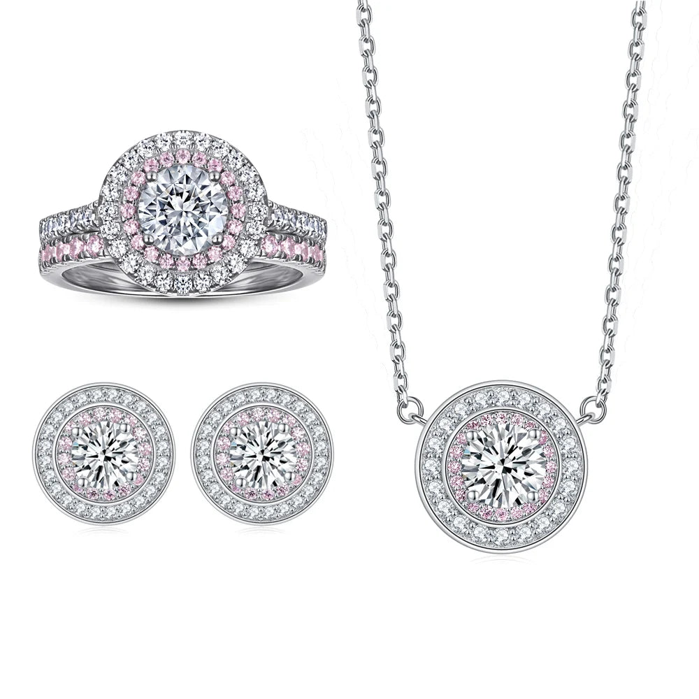 sterling silver jewelry - 925 Silver Ring Necklace Earring SLZ0004SET-SS-JS07-7 product view 10