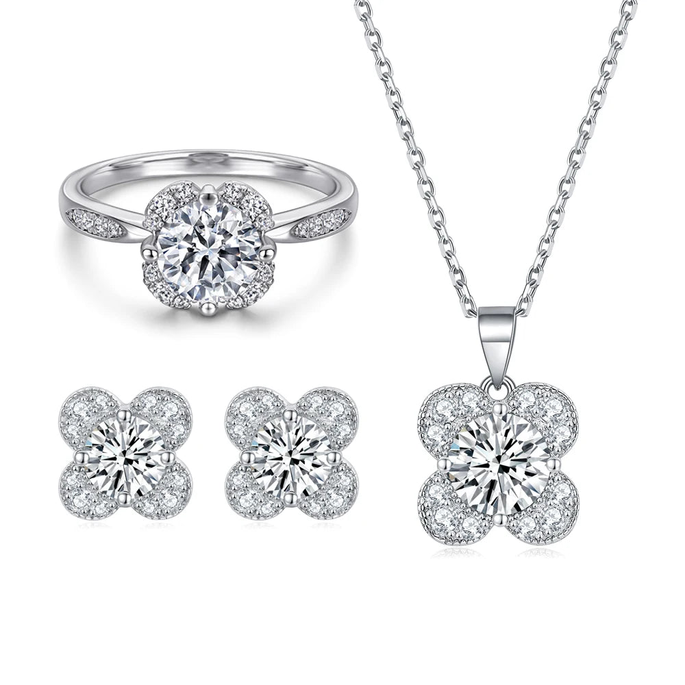 sterling silver jewelry - Ring Necklace Earring SLZ0001SET-TLTZ075-7 product view 10