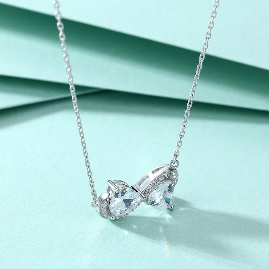 sterling silver jewelry - 925 Silver Pendant Necklaces SLZ0009N-Rhodiun open view