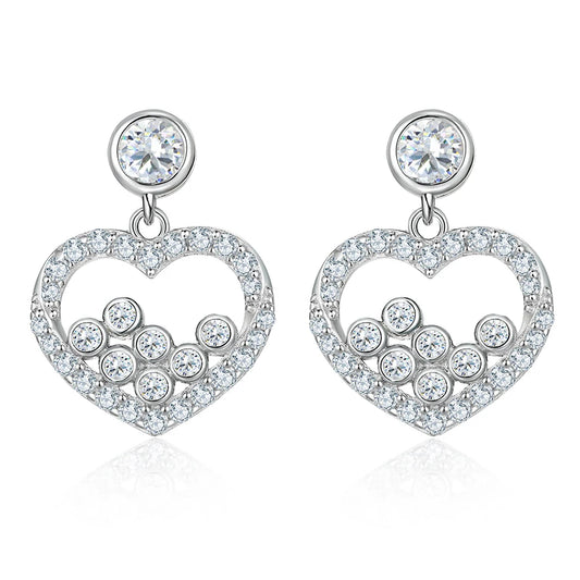 sterling silver jewelry - 925 Silver Earrings SLM0032E-catalogue front view