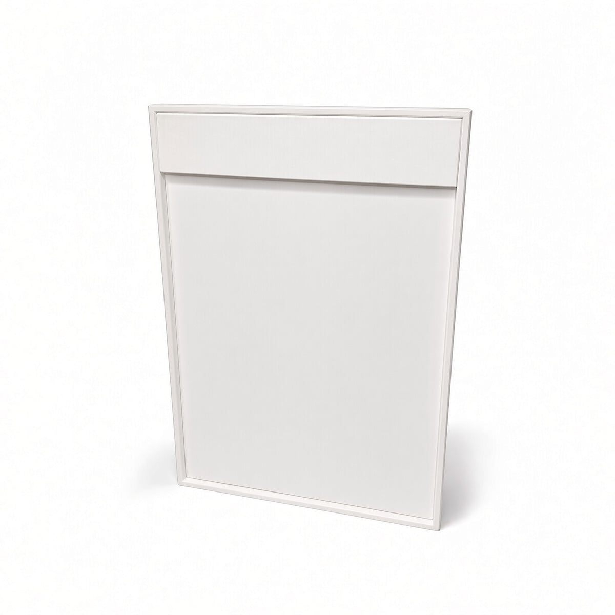 White necklace display board upright empty