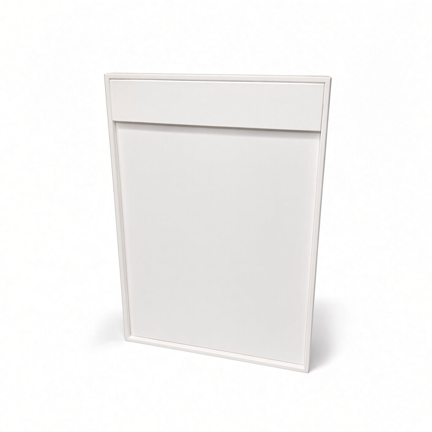 White necklace display board upright empty