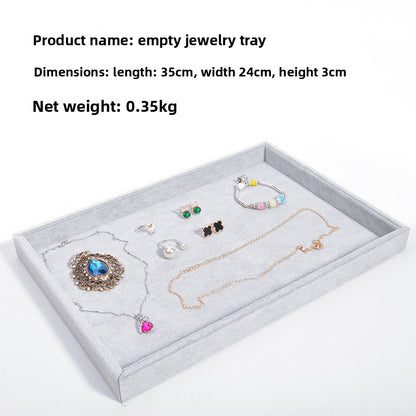 Gray Velvet  Jewelry Tray