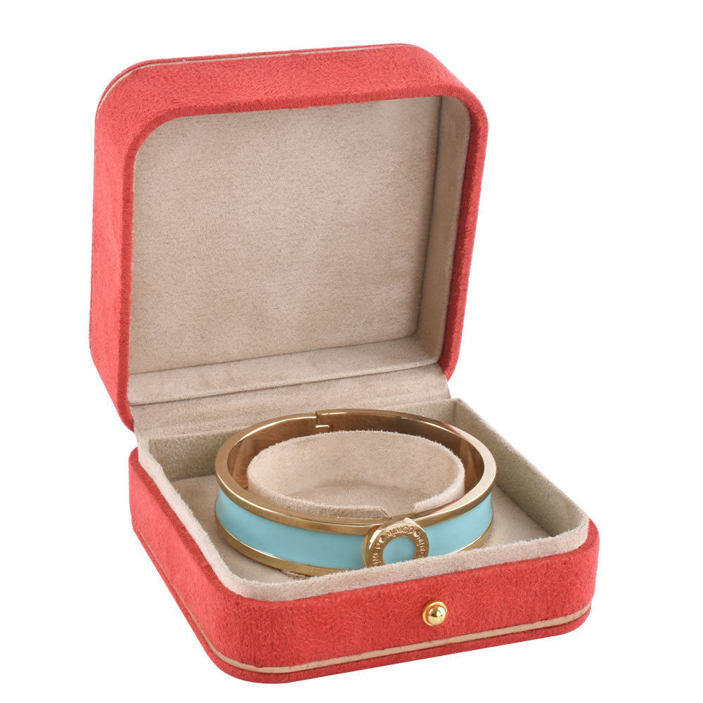 watch box - Suede Watch Box V15BA-O BK front view